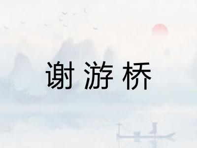 谢游桥